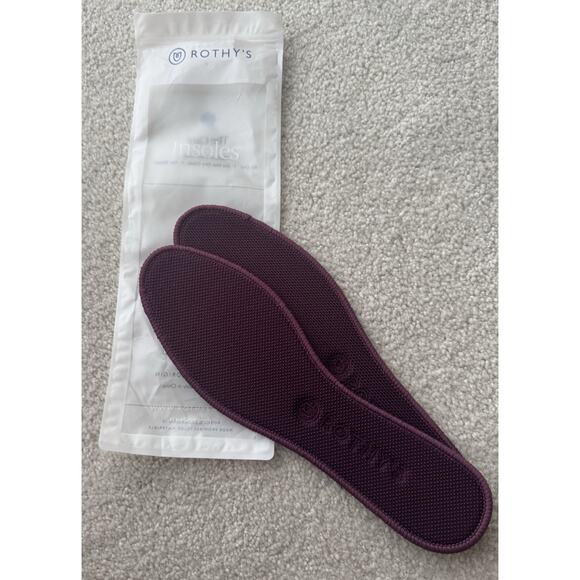 NEW (Sealed) Rothy's Insoles Women's Size 11.5 "The Flat" Burgundy Replacement - Picture 2 of 3